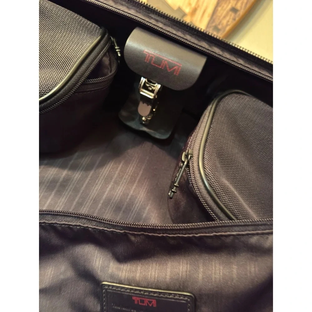 Tumi Alpha Ballistic Nylon Wheeled Garment Bag Black Suit Travel Luggage 2243D3
